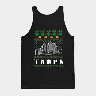 Tampa Florida Ugly Christmas Tank Top